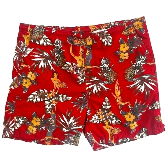 3/$20 Faded Glory Hawaiian Swim Shorts - Picture 1 of 5